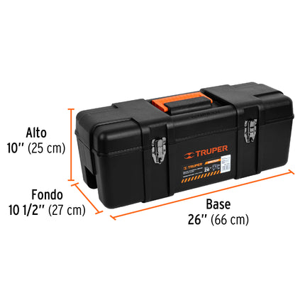 TRUPER CAJA PARA HERRAMIENTAS REFORZADA CHP-26X 19882