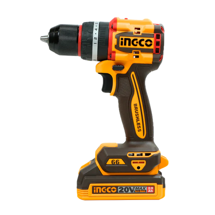 INGCO COMBO DE HERRAMIENTAS 20V TALADRO DE IMPACTO Y PULIDORA UCKLI20256