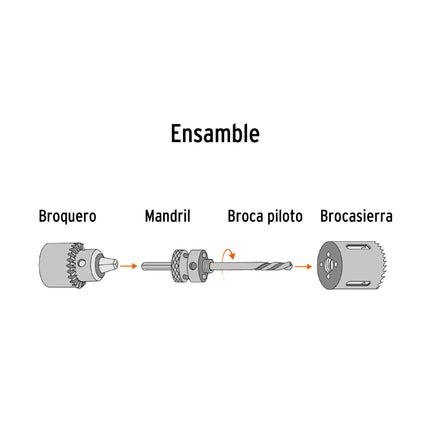 TRUPER BROCA SIERRA BIMETALICA 2 1/8" 18098