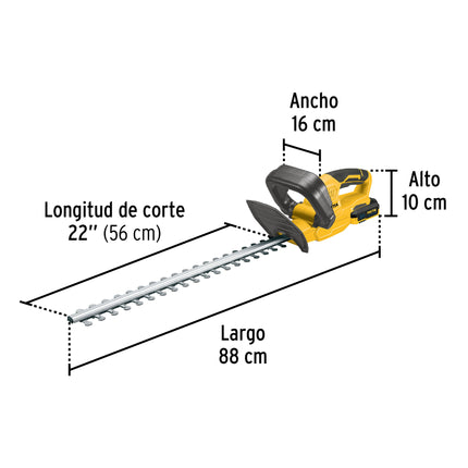 PRETUL CORTASETOS INALAMBRICO 20V CORI-20P 28273