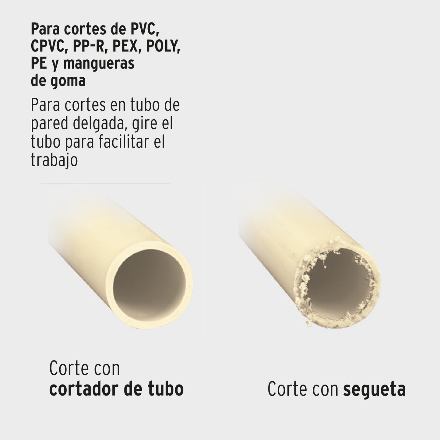 TRUPER CORTADOR DE TUBO 2 1/2" COT-PVC-X 12867