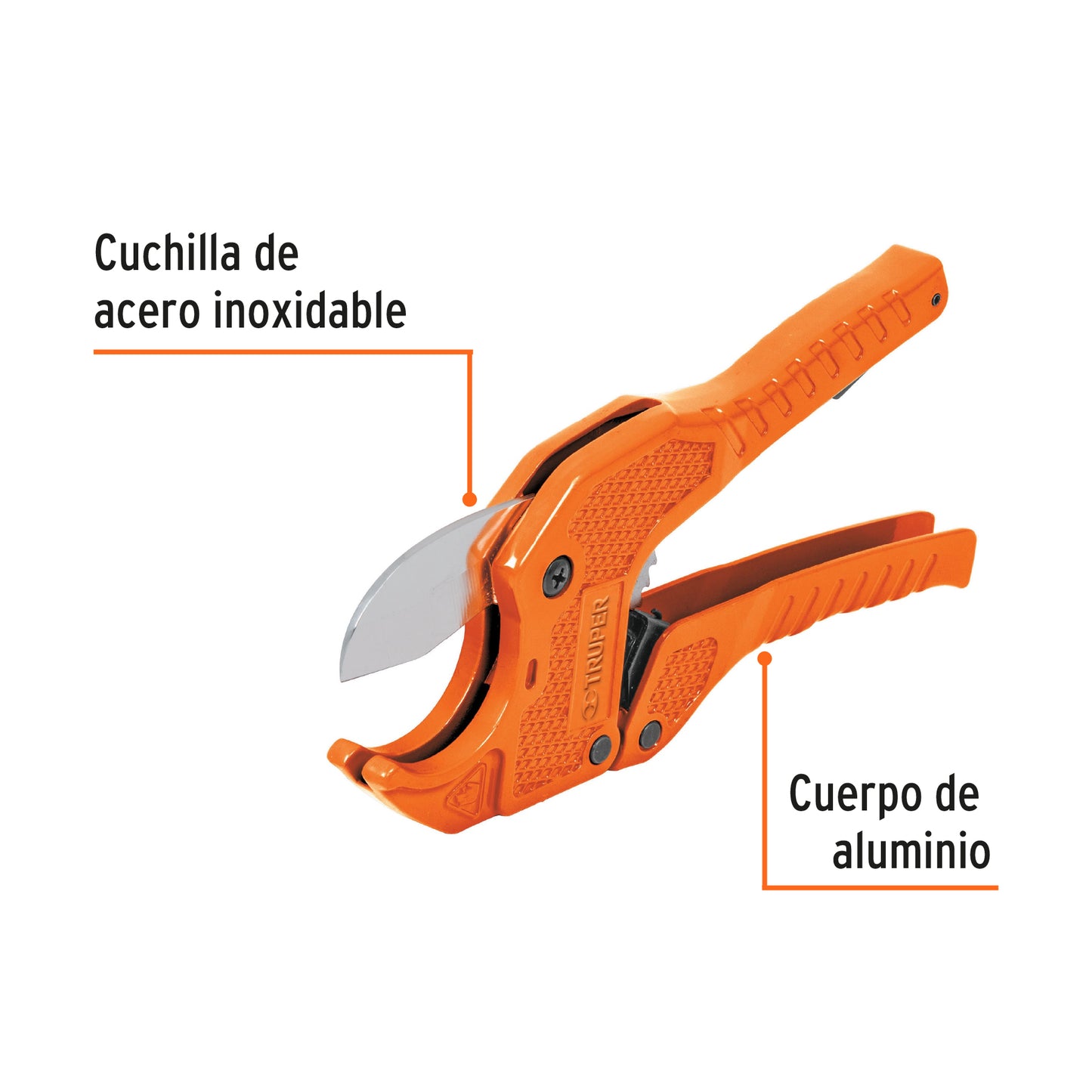 TRUPER CORTADOR DE TUBO DE PLASTICO 1-5/8" 12860