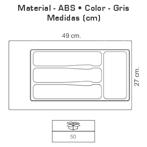 CUBIERTERO PVC 27 X 49 CUB350