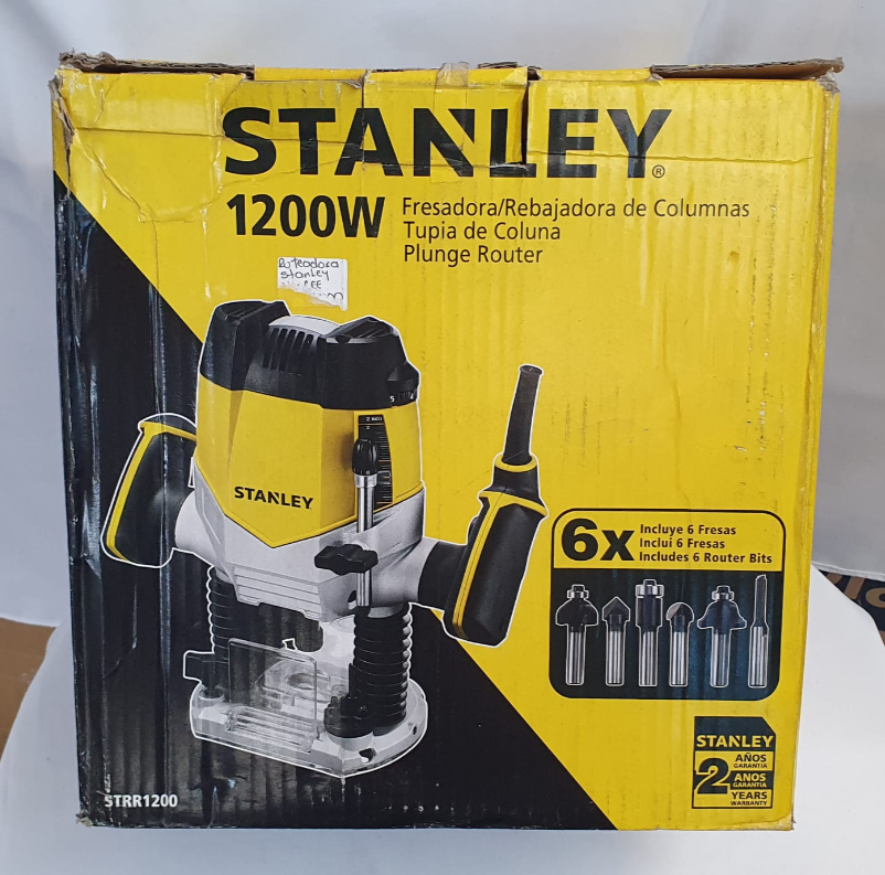 STANLEY RUTEADORA FRESADORA/REBAJADORA DE COLUMNAS - STRR1200