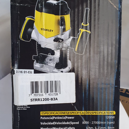 STANLEY RUTEADORA FRESADORA/REBAJADORA DE COLUMNAS - STRR1200