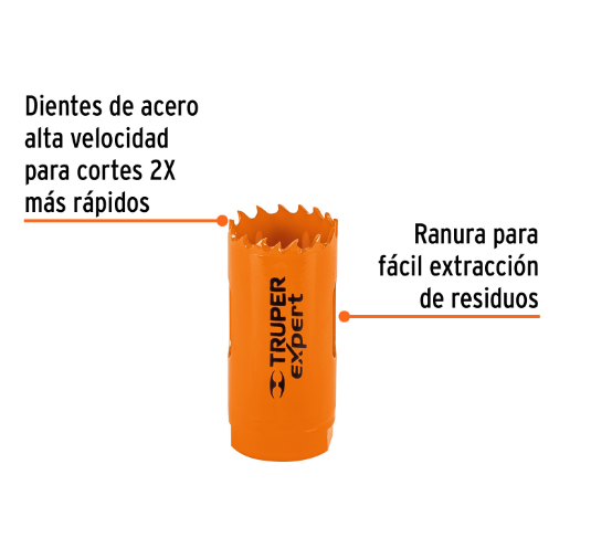 TRUPER BROCA SIERRA BIMETALICA 1 1/16" 18089