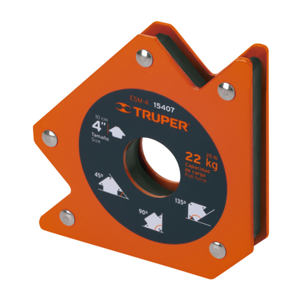 TRUPER ESCUADRA MAGNETICA 4" 22KG 15407 ESM-4