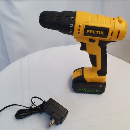 PRETUL TALADRO DESTORNILLADOR INHALAMBRICO 12V - 29975