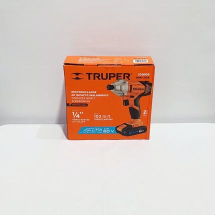 TRUPER DESTORNILLADOR DE IMPACTO INALAMBRICO - 101606