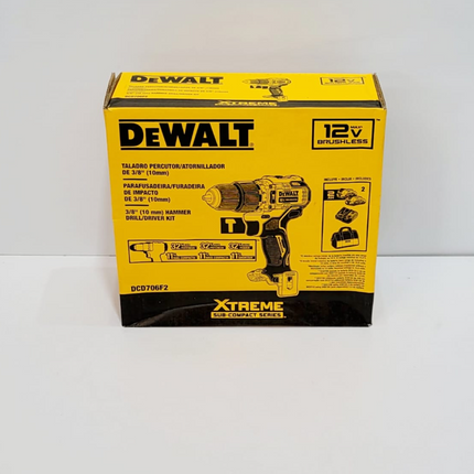 DEWALT TALADRO PERCUTOR 12V XTREME BRUSHLESS