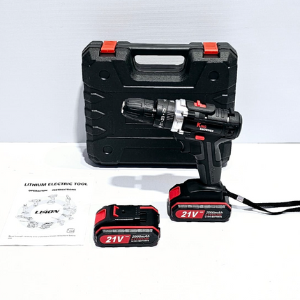 TALADRO PERCUTOR INALAMBRICO 21V
