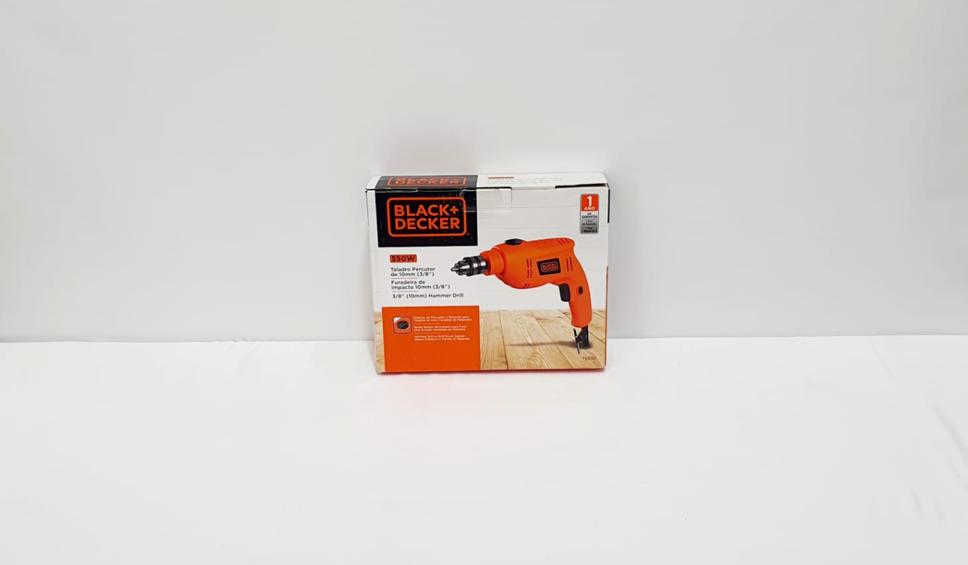 BLACK+DECKER TALADRO PERCUTOR 3/8" - TB550