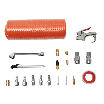 KIT DE 20 ACCESORIOS PARA COMPRESOR DE AIRE