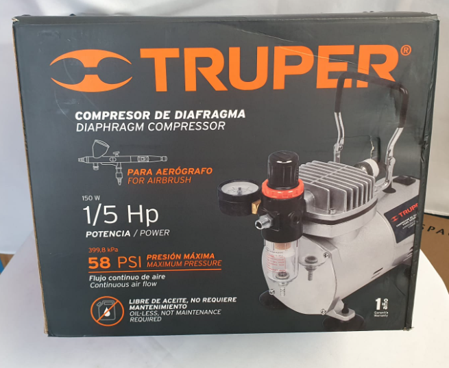 TRUPER MINI COMPRESOR DE DIAFRAGMA - COMP-AERO