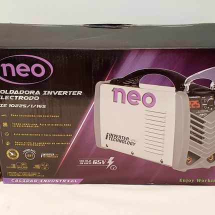 NEO SOLDADORA INVERTER ELECTRODO 225 AMP - IE10225/1/165