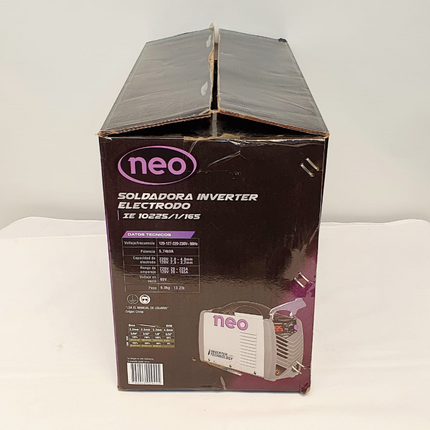 NEO SOLDADORA INVERTER ELECTRODO 225 AMP - IE10225/1/165