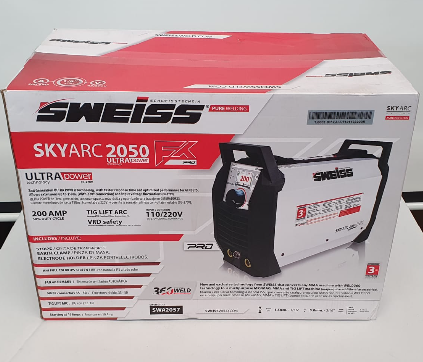 SWEISS SOLDADOR INVERSOR DE 200 AMP - SKYARC2050