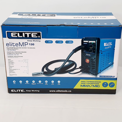 ELITE EQUIPO DE SOLDADURA MULTIPROCESO MMA/MIG - MP130