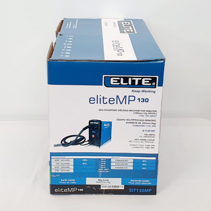 ELITE EQUIPO DE SOLDADURA MULTIPROCESO MMA/MIG - MP130