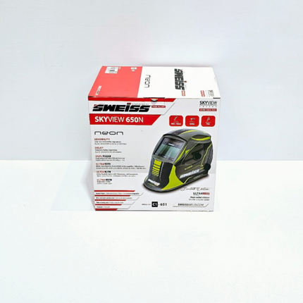 SWEISS CARETA O MASCARA PARA SOLDAR FOTOSENSIBLE - SKYVIEW650N