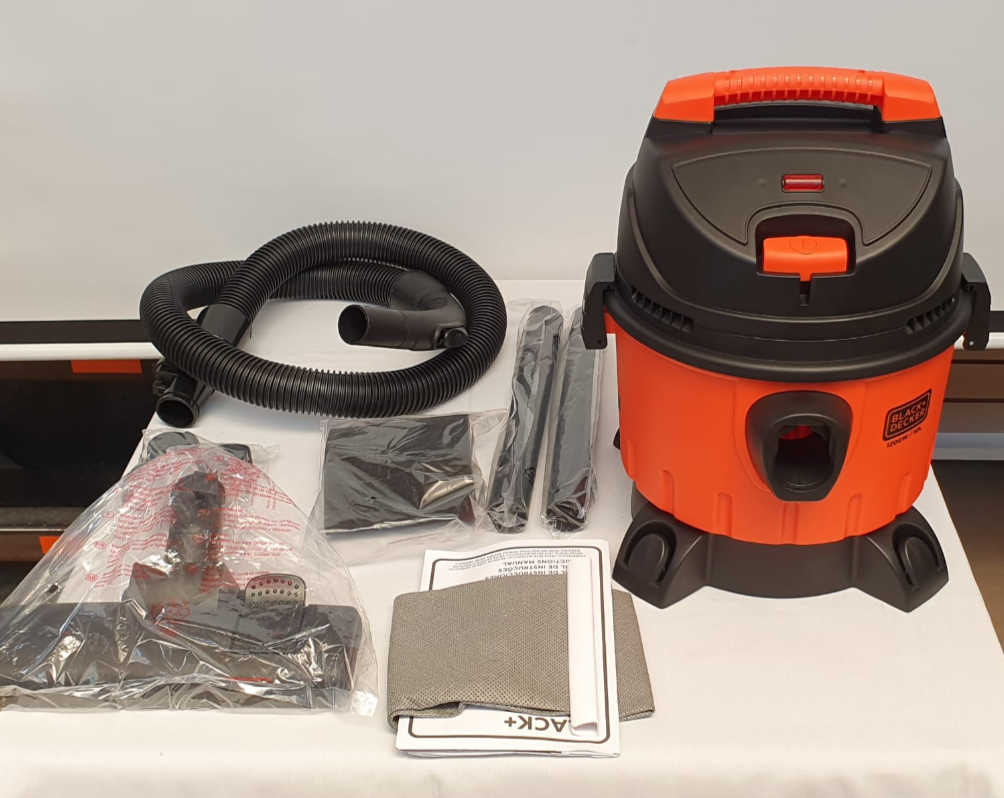 BLACK+DECKER ASPIRADORA SOLIDOS Y LIQUIDOS 1200W - BDW10-B3