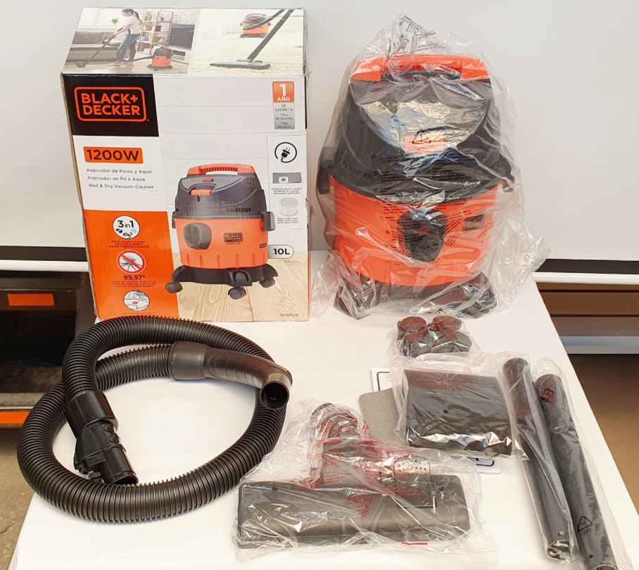 BLACK+DECKER ASPIRADORA SOLIDOS Y LIQUIDOS 1200W - BDW10-B3