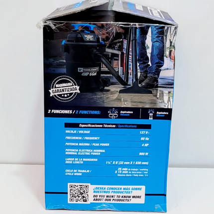TOOLCRAFT ASPIRADORA 6 GALONES- TC4184