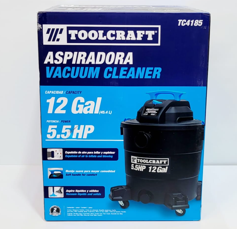 TOOLCRAFT ASPIRADORA 12 GALONES - TC4185