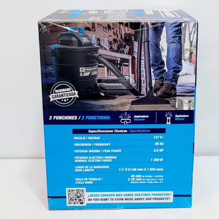 TOOLCRAFT ASPIRADORA 12 GALONES - TC4185