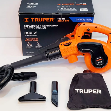 TRUPER SOPLADORA ASPIRADORA 800W 102415