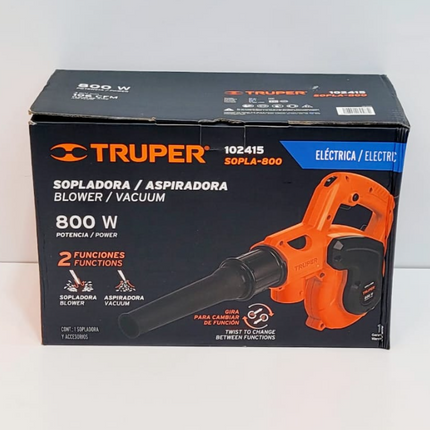 TRUPER SOPLADORA ASPIRADORA 800W 102415