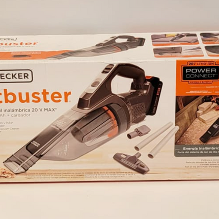 BLACK+DECKER ASPIRADORA PORTATIL INALAMBRICA 20V MAX BCHV001D1E