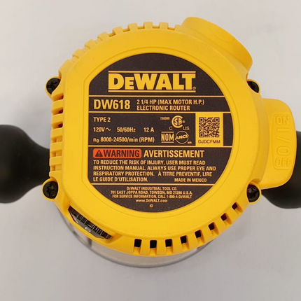 DEWALT RUTEADORA DE 2-1/4 CABALLOS - DW616