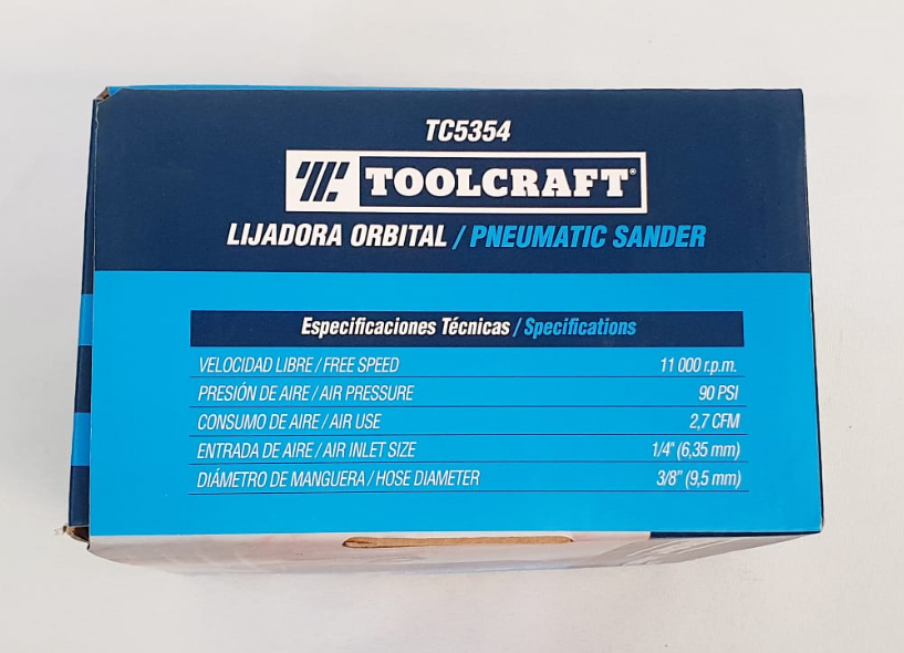 TOOLCRAFT LIJADORA ORBITAL 6" - TC5354