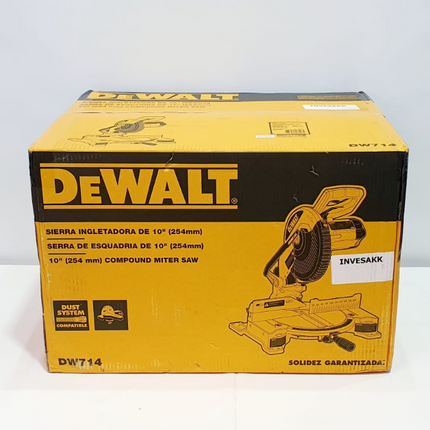 DEWALT SIERRA INGLETEADORA DE 10" - DW714