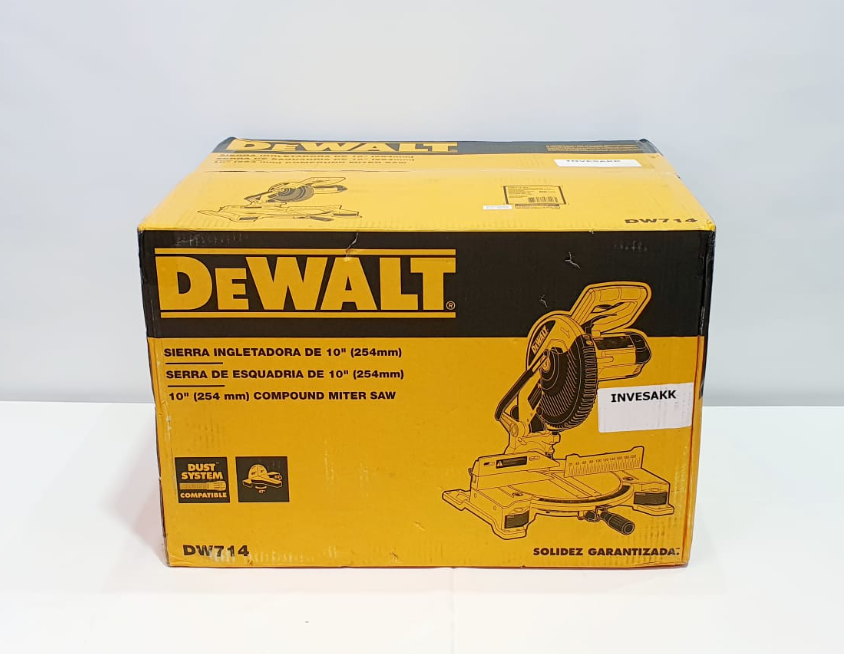 DEWALT SIERRA INGLETEADORA DE 10" - DW714