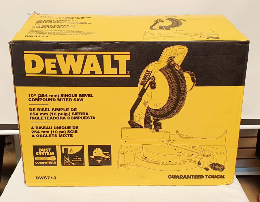 DEWALT SIERRA ACOLILLADORA O INGLETEADORA 10" - DWS713