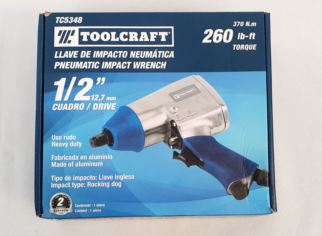 TOOLCRAFT LLAVE DE IMPACTO NEUMATICA - TC534