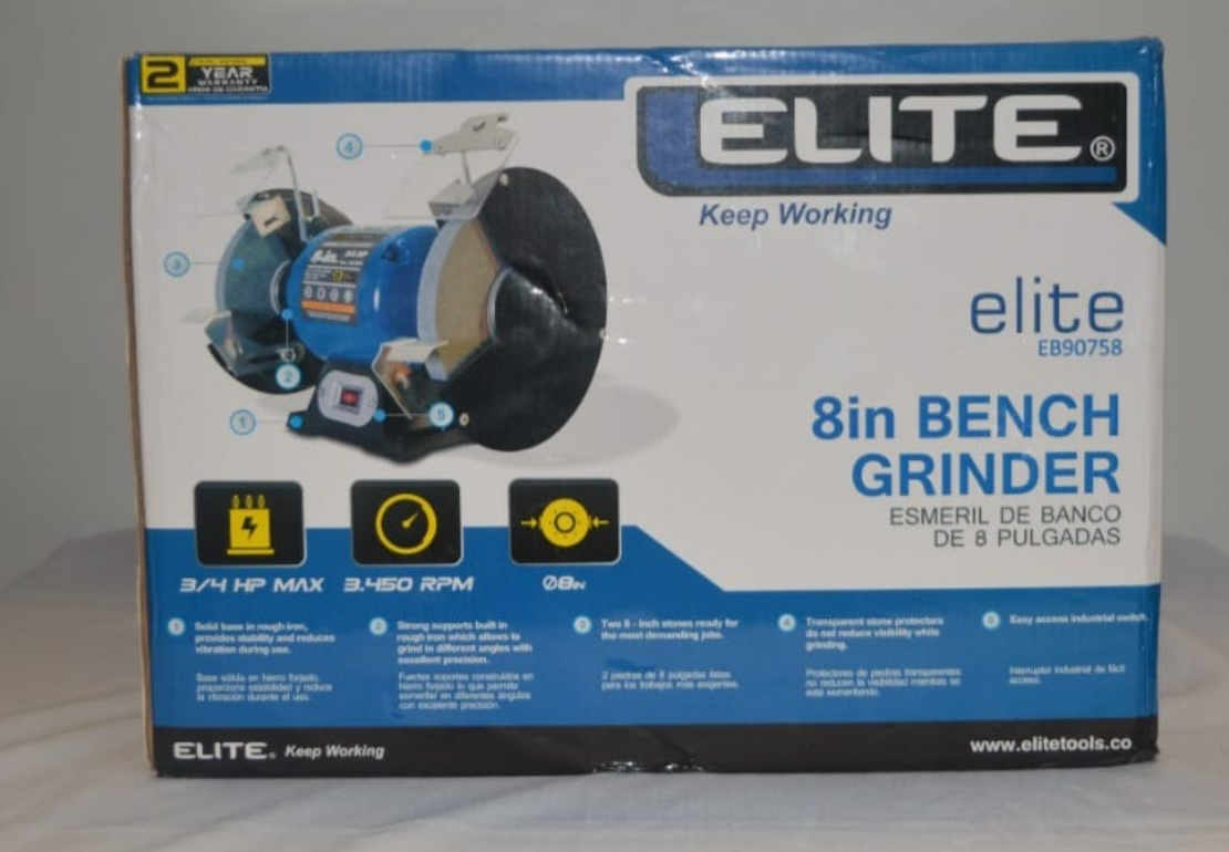 ELITE ESMERIL DE BANCO 8" - EB90751