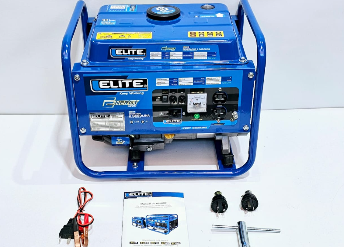 ELITE GENERADOR ELECTRICO A GASOLINA 1300W - 2G13