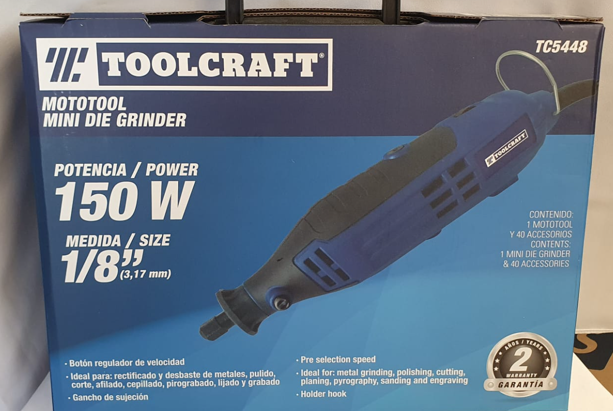 TOOLCRAFT MOTOTOOL DE 1/8" - TC5448