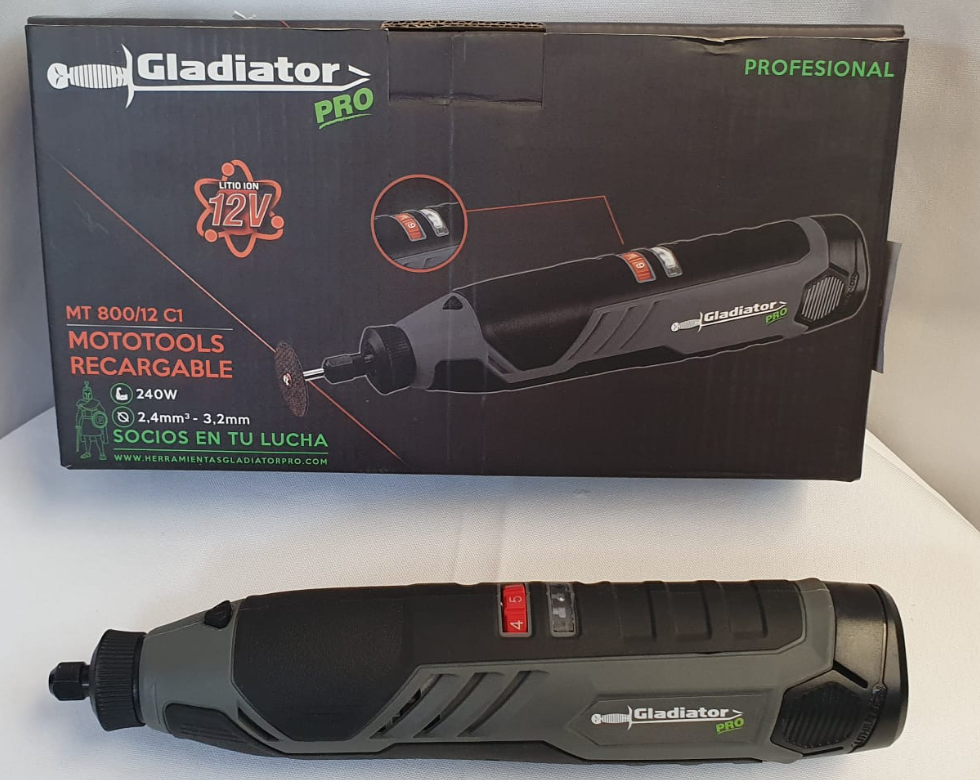 GLADIATOR PRO MOTOTOOLS RECARGABLE 12v - MT800/12 C1