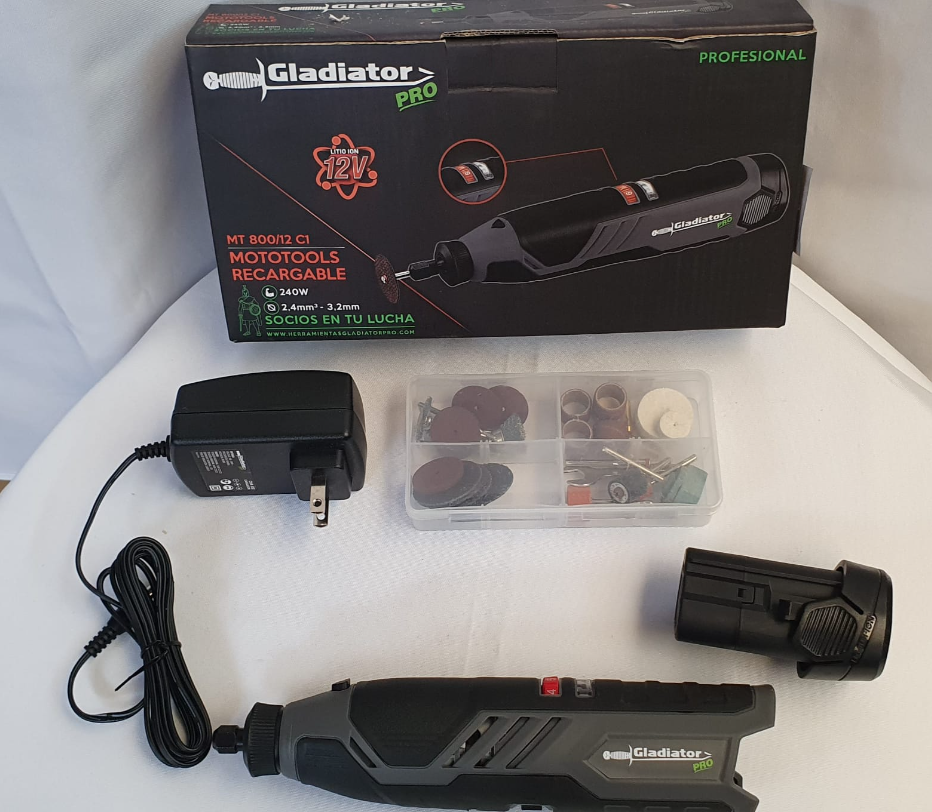 GLADIATOR PRO MOTOTOOLS RECARGABLE 12v - MT800/12 C1