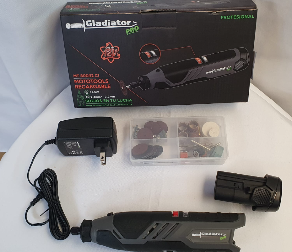 GLADIATOR PRO MOTOTOOLS RECARGABLE 12v - MT800/12 C1