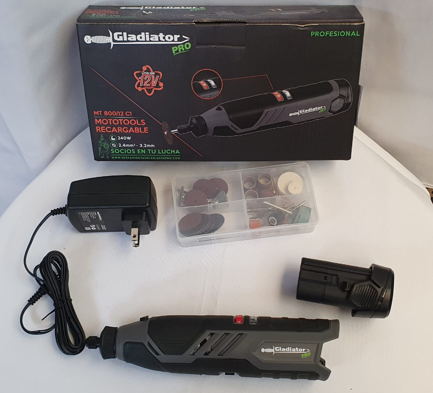 GLADIATOR PRO MOTOTOOLS RECARGABLE 12v - MT800/12 C1