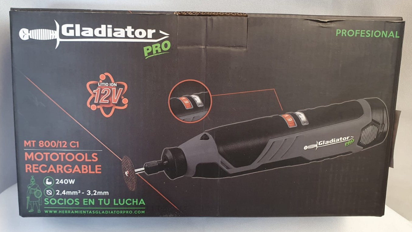 GLADIATOR PRO MOTOTOOLS RECARGABLE 12v - MT800/12 C1