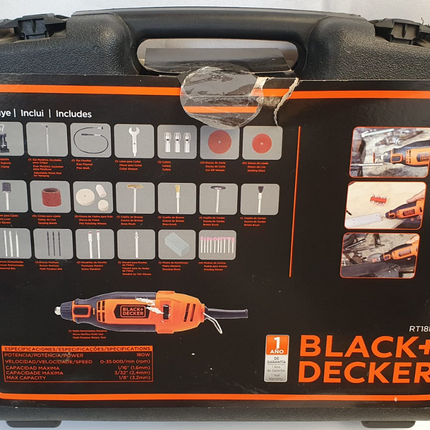 BLACK+DECKER MOTOTOOL DE 1/16" - RT18KA