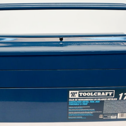 TOOLCRAFT CAJA PARA HERRAMIENTAS METALICA DE 17"
