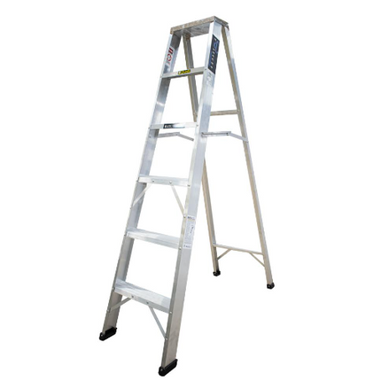 6 PASOS ESCALERA TIJERA EN ALUMINIO TIPO 1