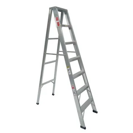 7 PASOS ESCALERA TIJERA EN ALUMINIO TIPO 3